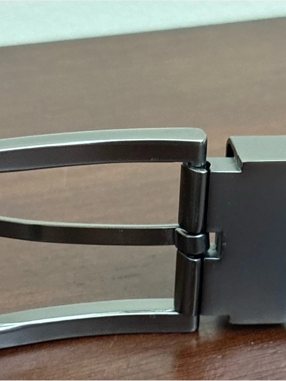 Kenneth Cole Men's Brown Faux Leather Buckle Belt Size 40 READ